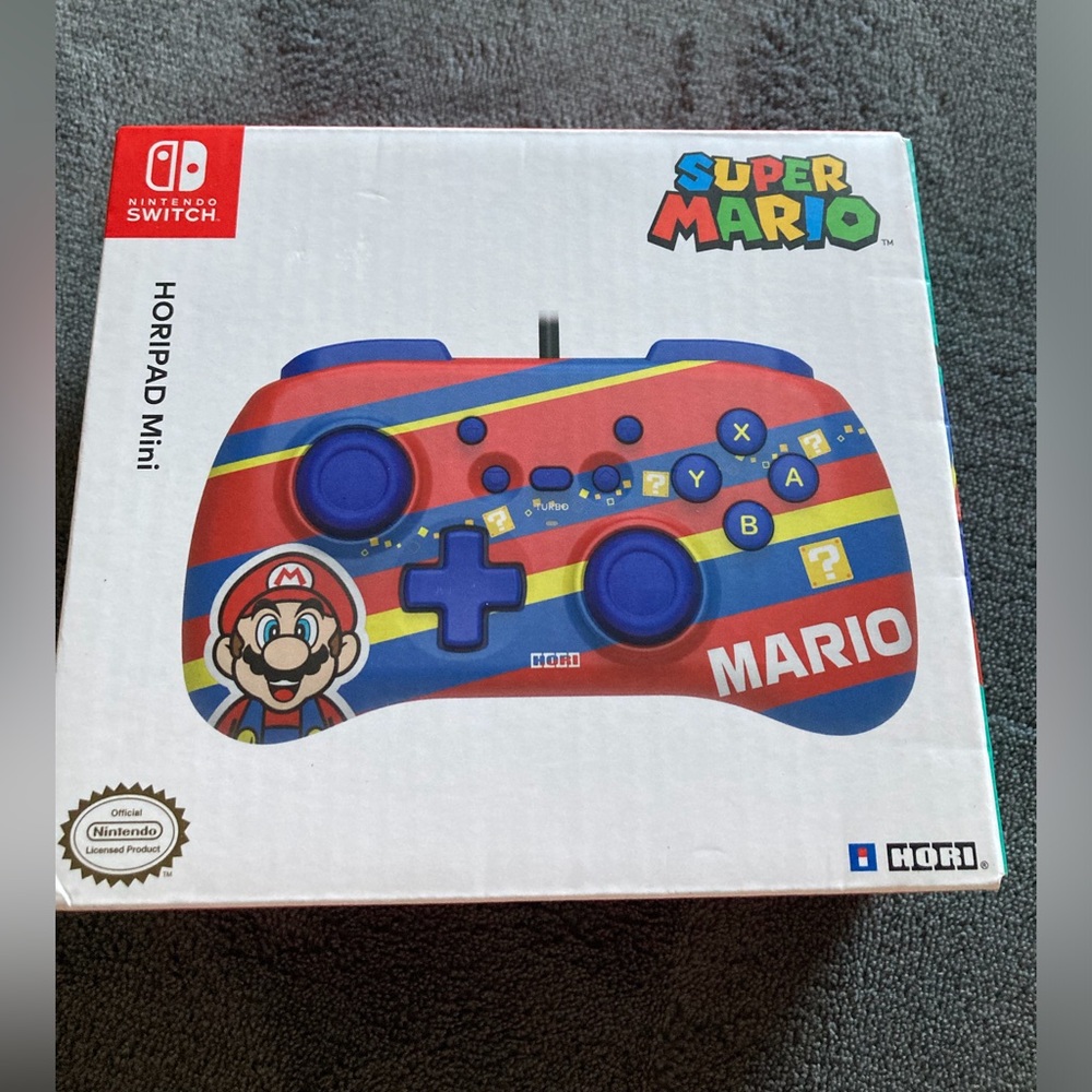 Nintendo Switch Super Mario Red Controller